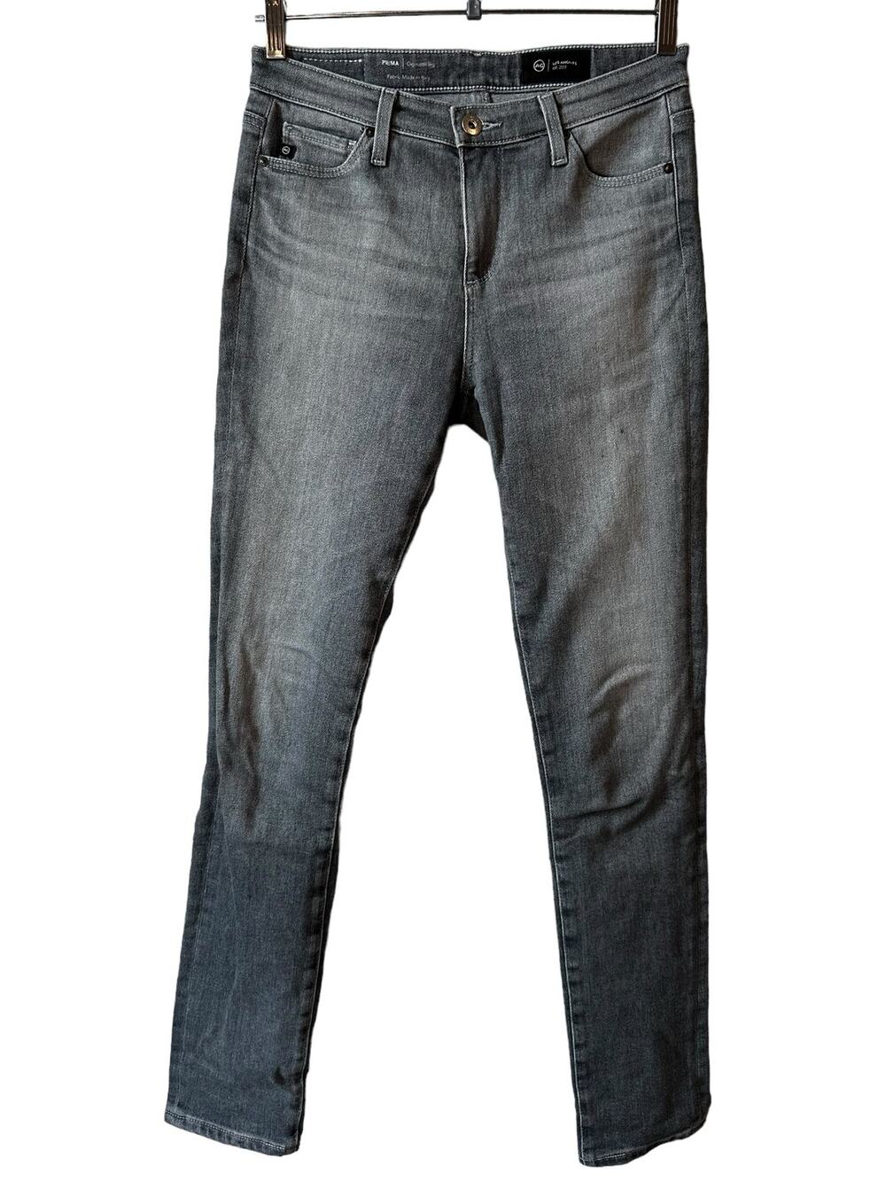Adriano Goldschmied New Womens Prima Cigarette Leg Skinny Jeans Gray 25R Italy